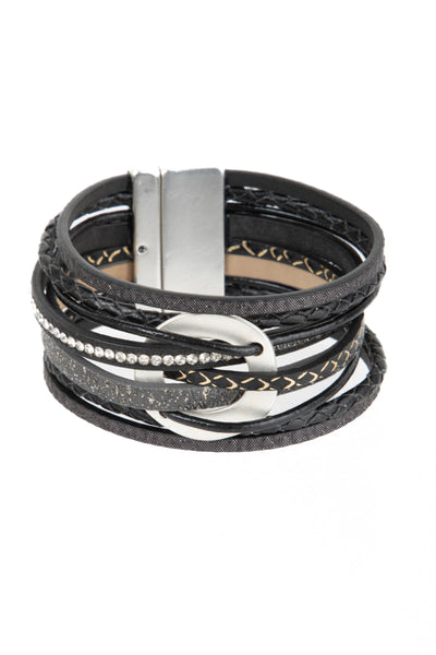 Leather Orbital Bracelet