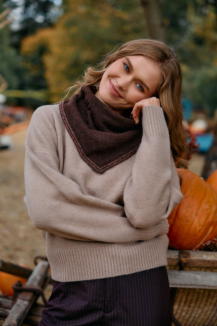 Triangle Pull-Through Scarf
