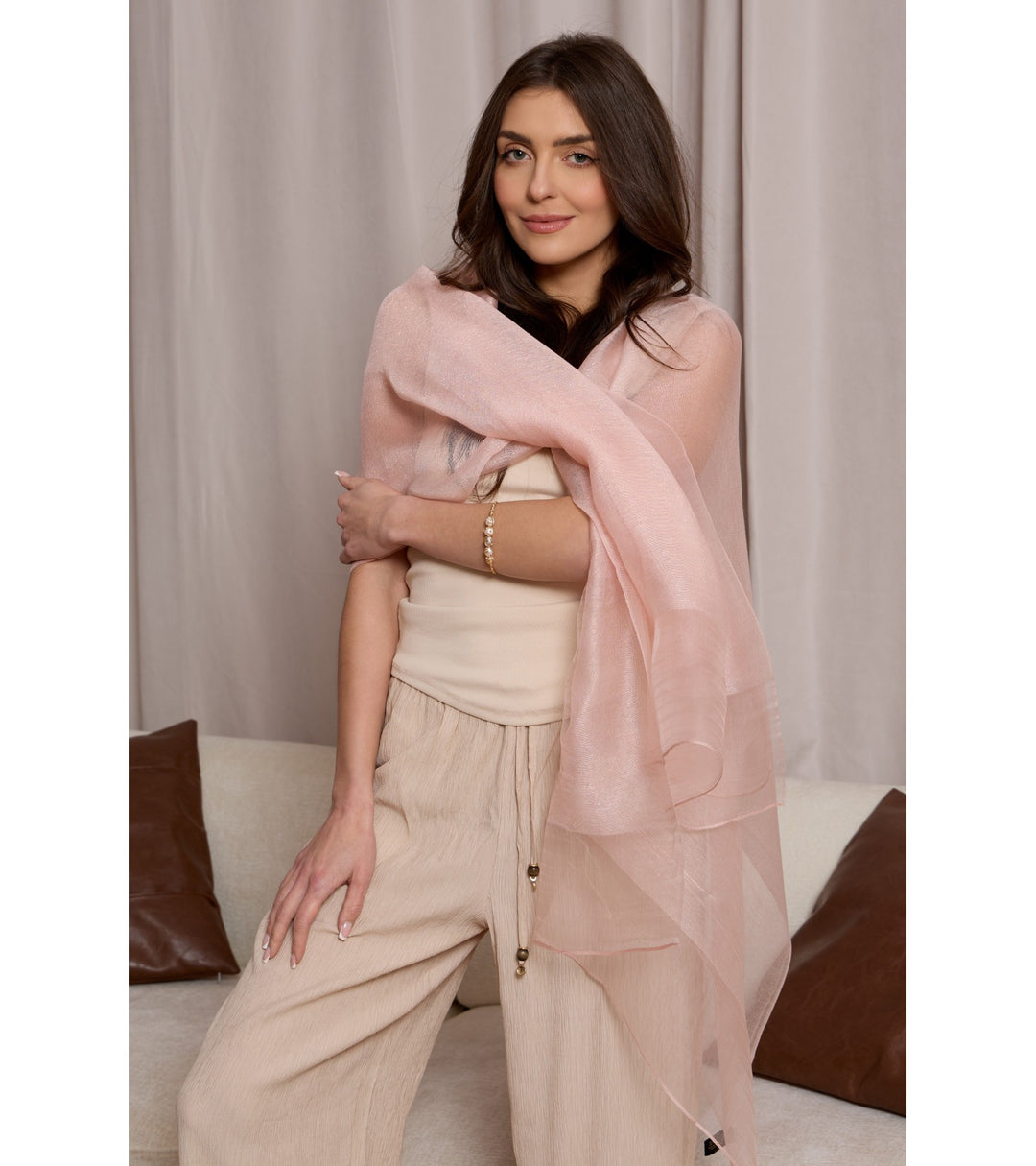 Sparkle Sheer Social Wrap