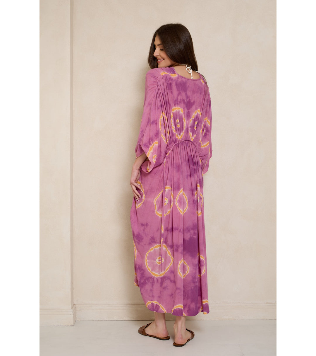 Tie Dye Midi Kaftan