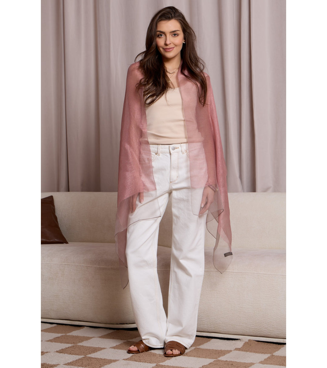 Sparkle Sheer Social Wrap