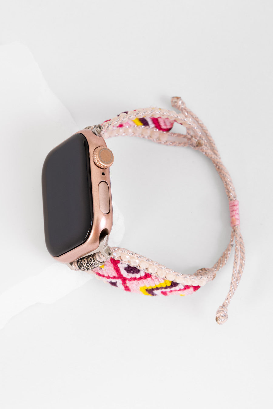 Woven Beaded Apple Watch Band