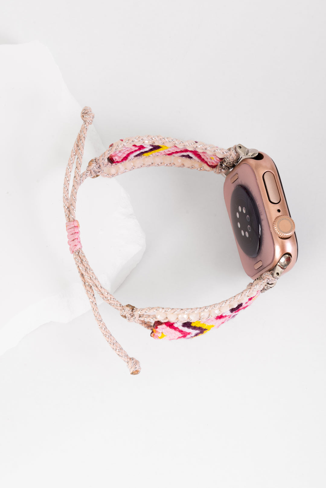 Woven Beaded Apple Watch Band