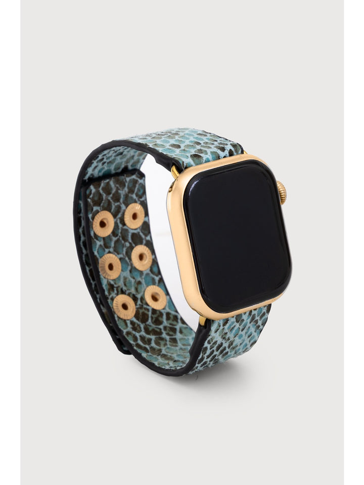 Leather Scale Apple Watch Band