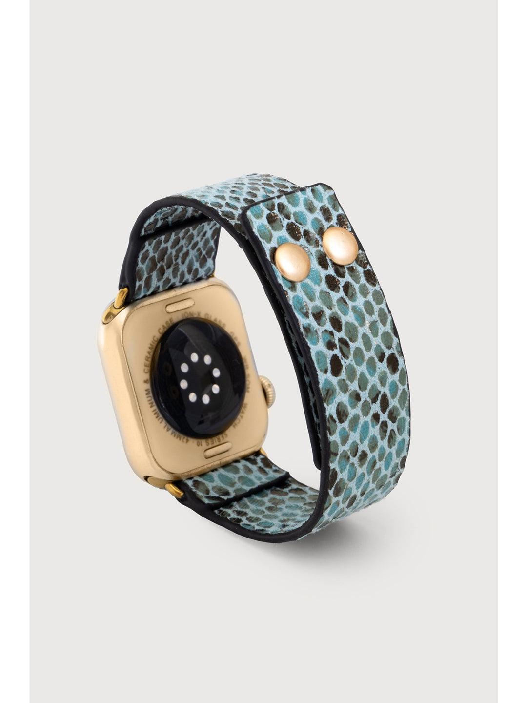 Leather Scale Apple Watch Band