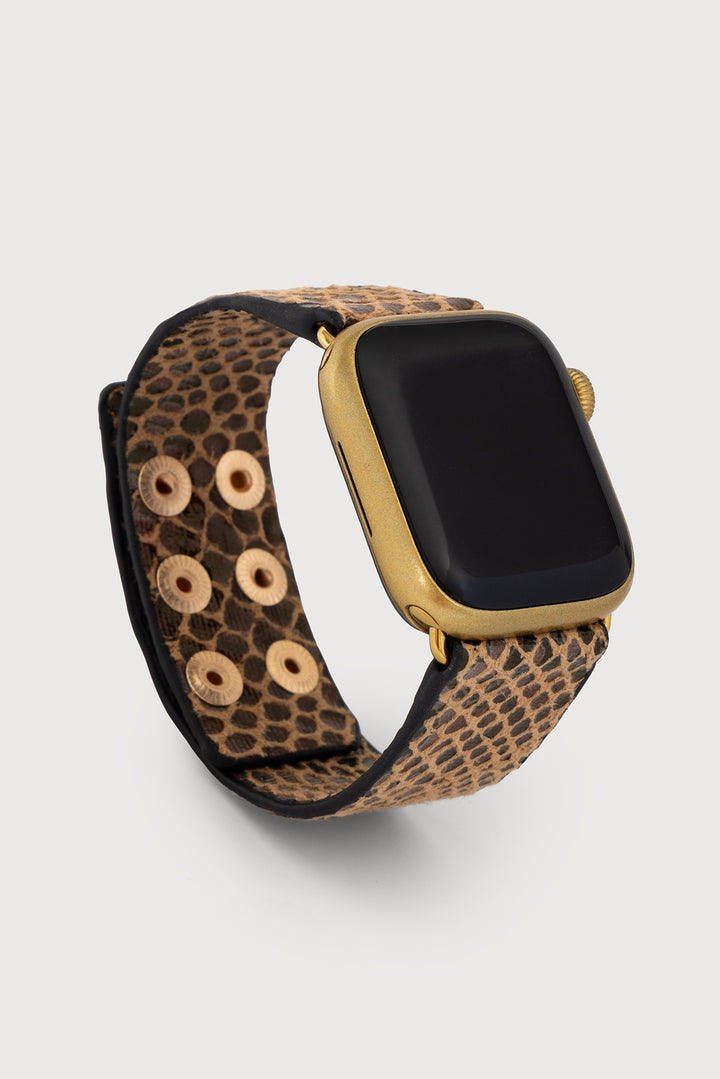 Leather Scale Apple Watch Band
