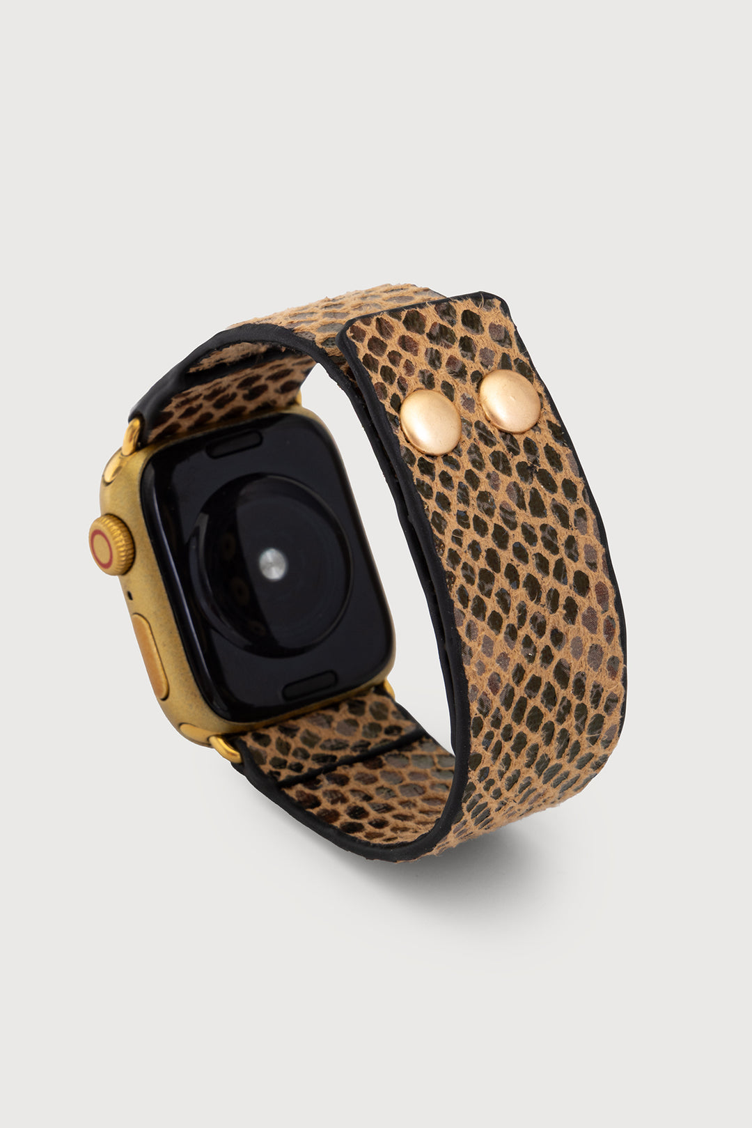 Leather Scale Apple Watch Band