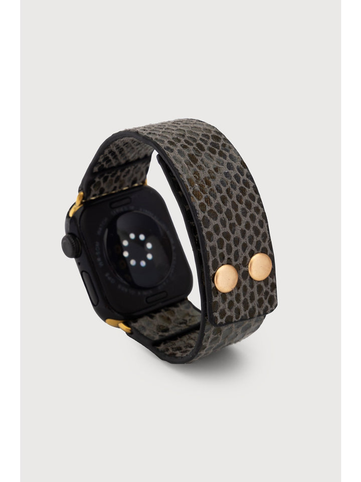 Leather Scale Apple Watch Band