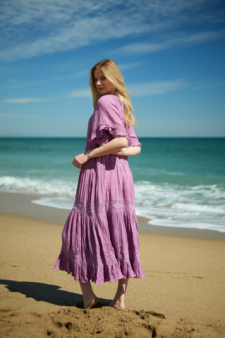 Cotton Long Cover Up Dress
