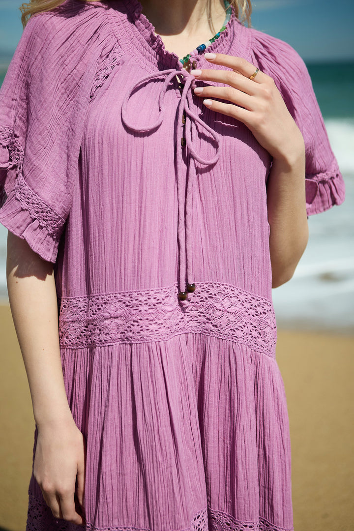 Cotton Long Cover Up Dress