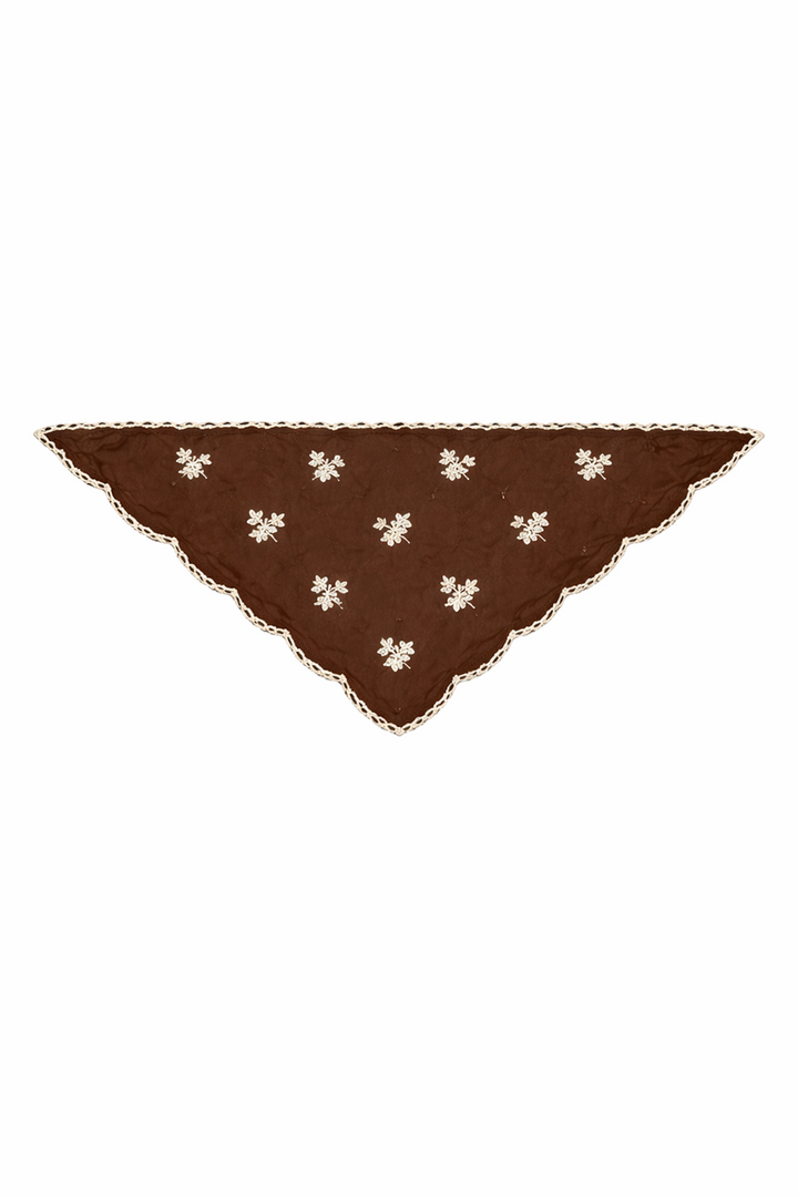 Embroidered Gauze Bandana