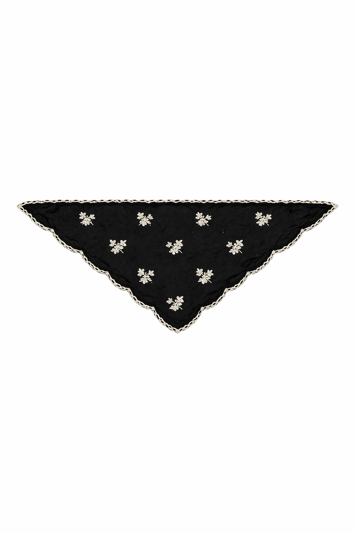Embroidered Gauze Bandana