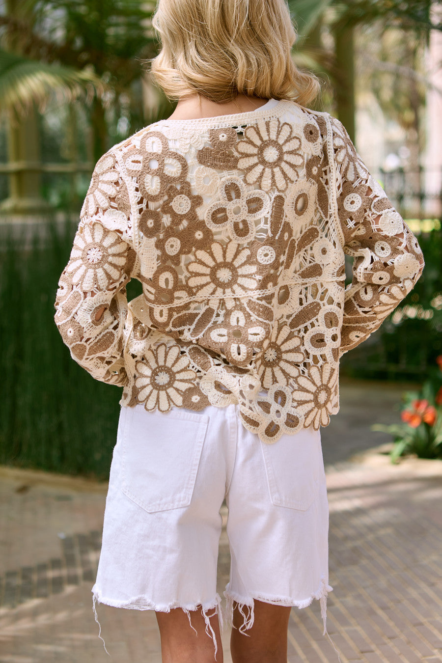 Flower Crochet Jacket