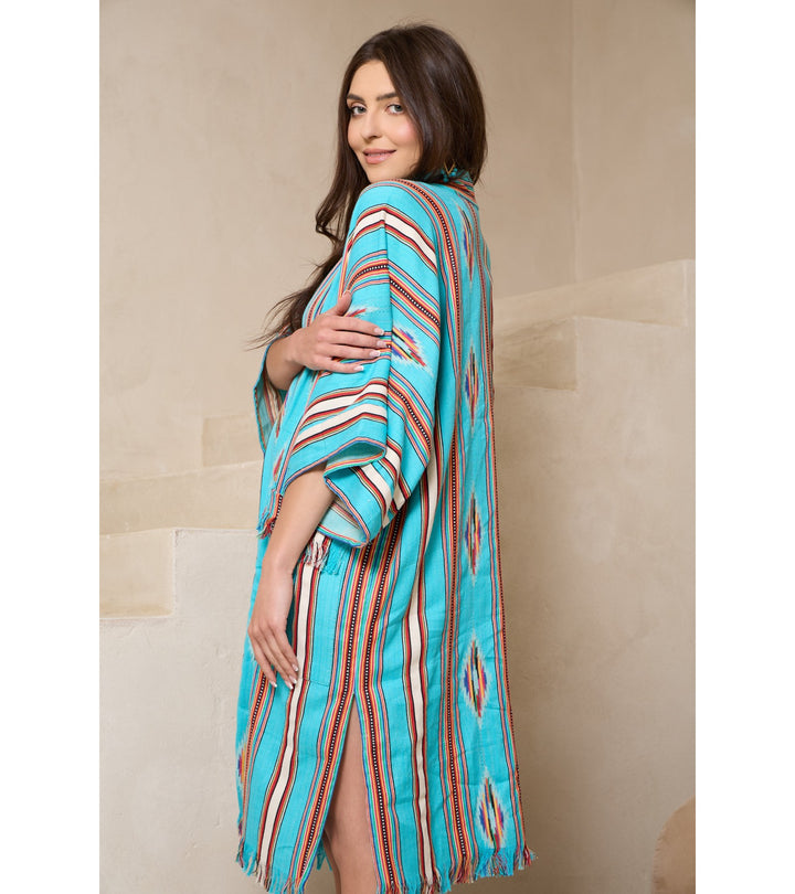 Margarita Ikat Striped Jacket Kimono