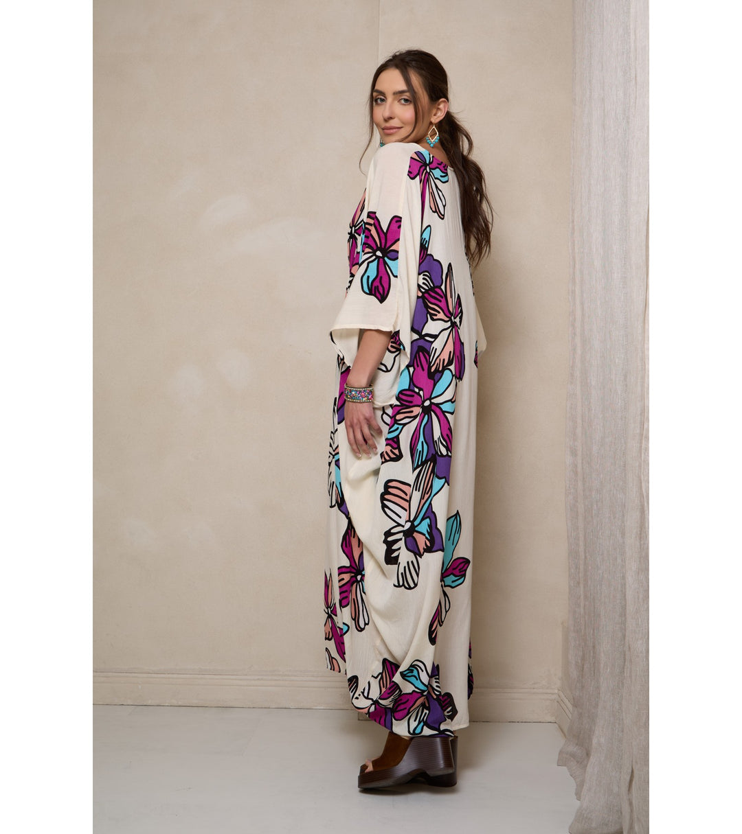 Tropical Floral Kaftan