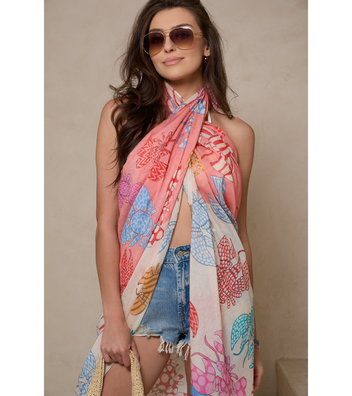 Lobster Printed Scarf