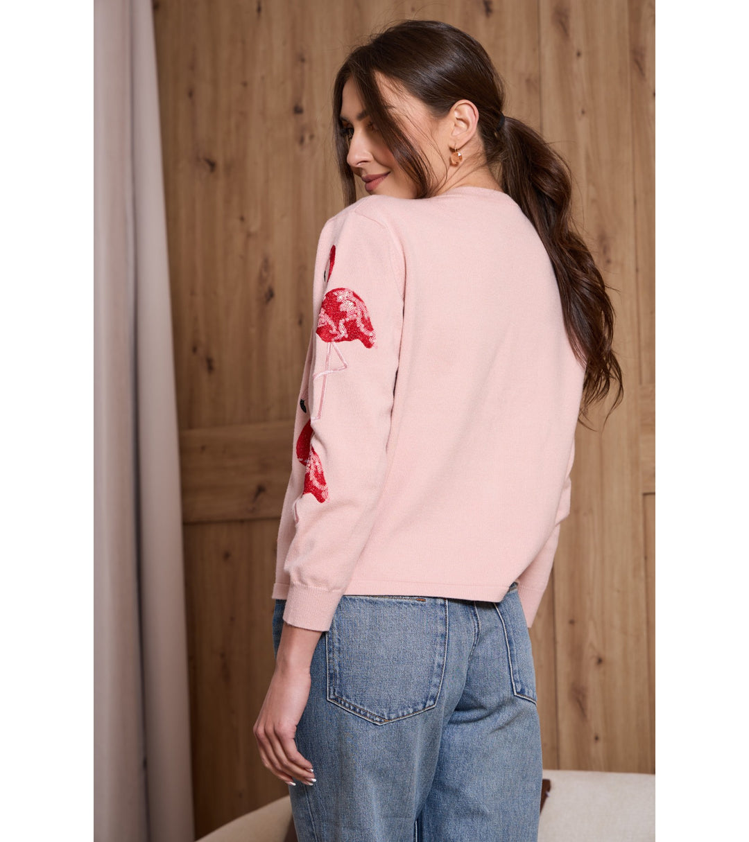 Flamingo Deco Cardigan