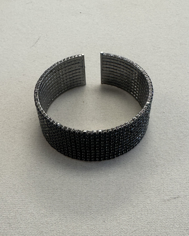 Crystal Row Cuff Bracelet
