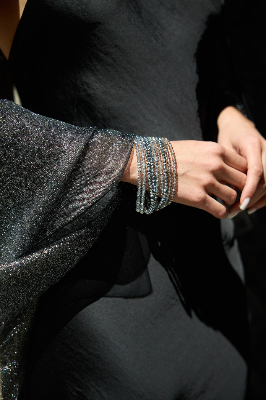 Simply Crystal Beaded Bracelet