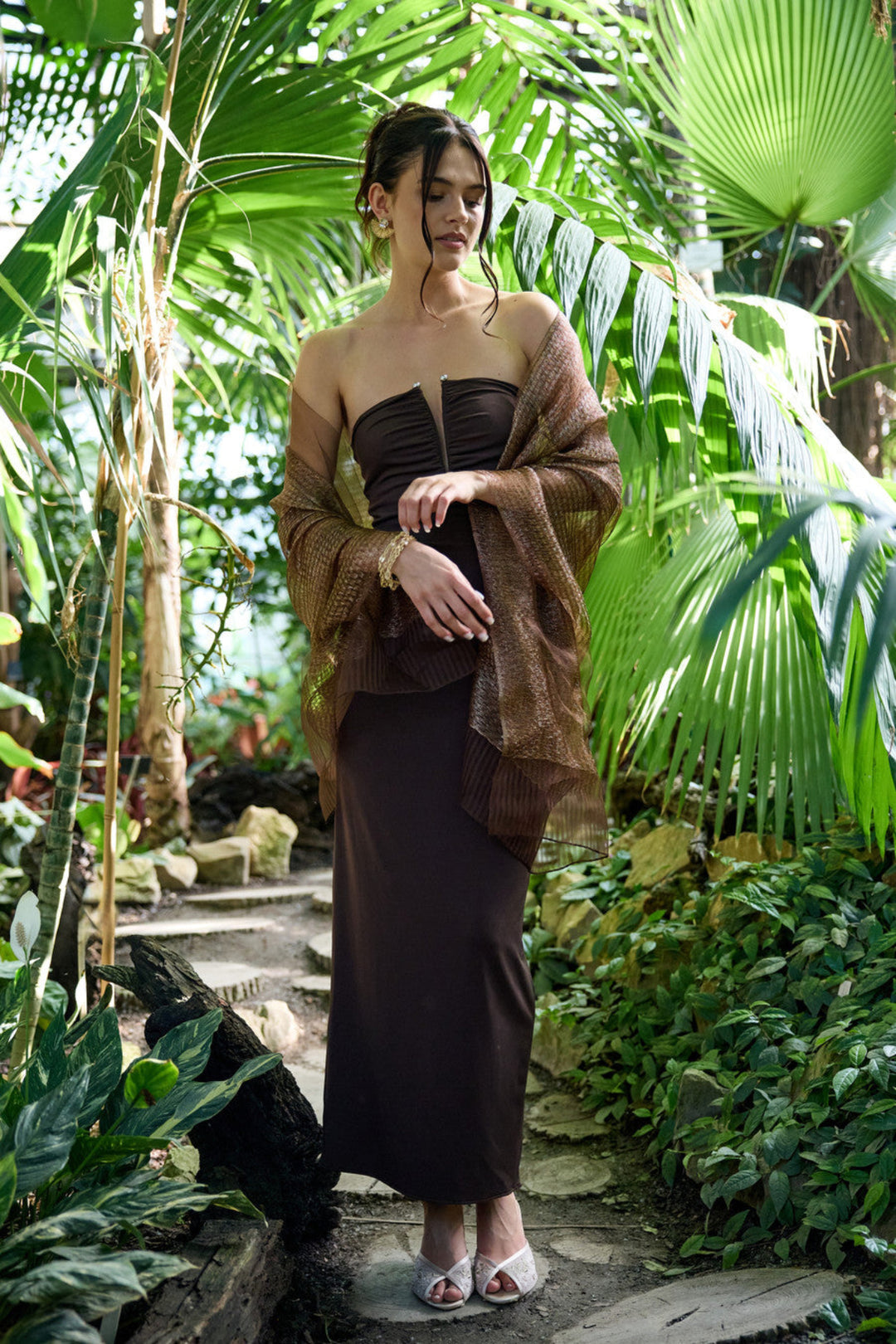 Sparkle Sheer Social Wrap