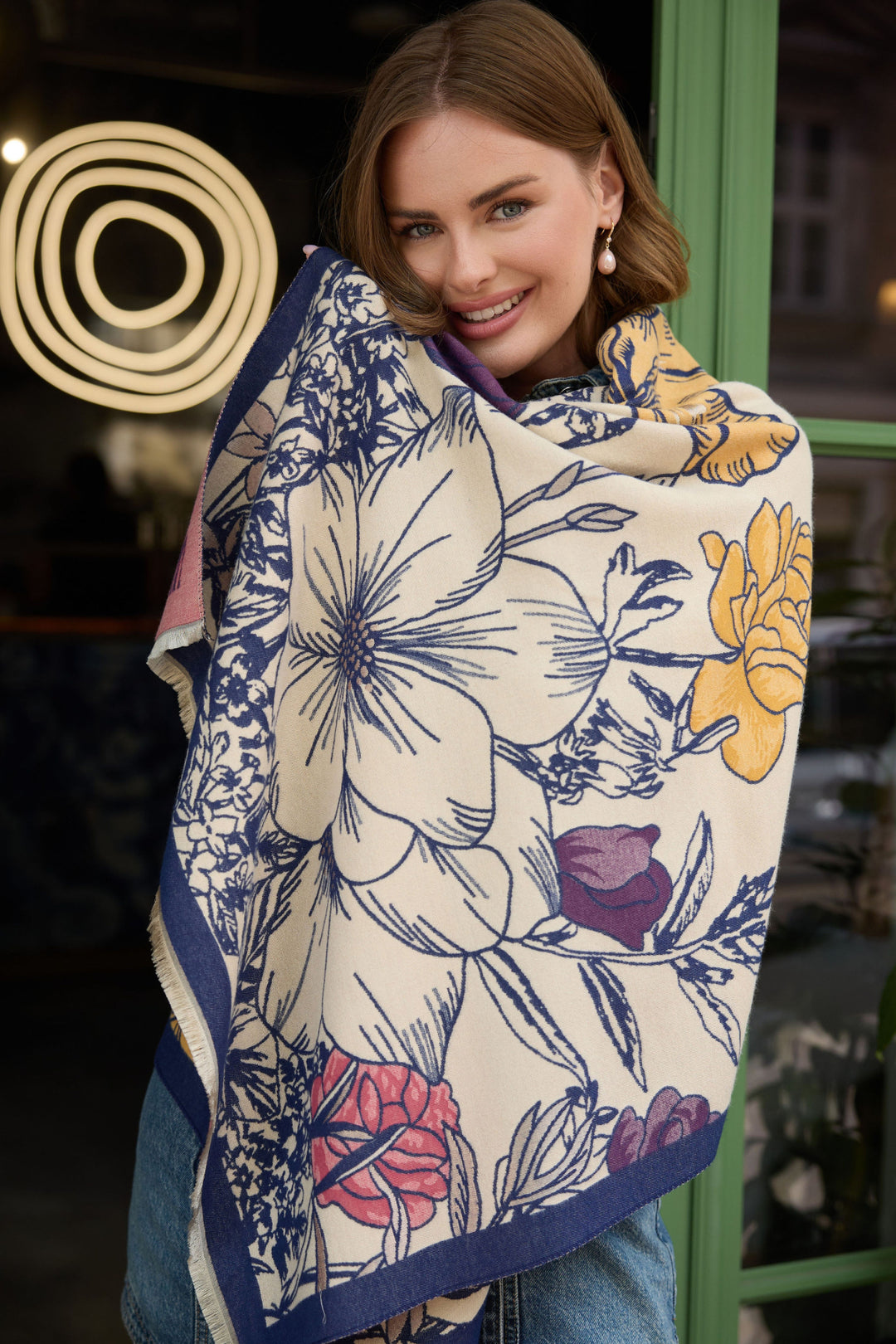 Bloomline Reversible Scarf