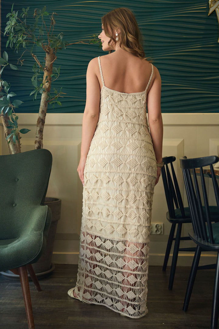 Diamond Crochet Knit Cover Up