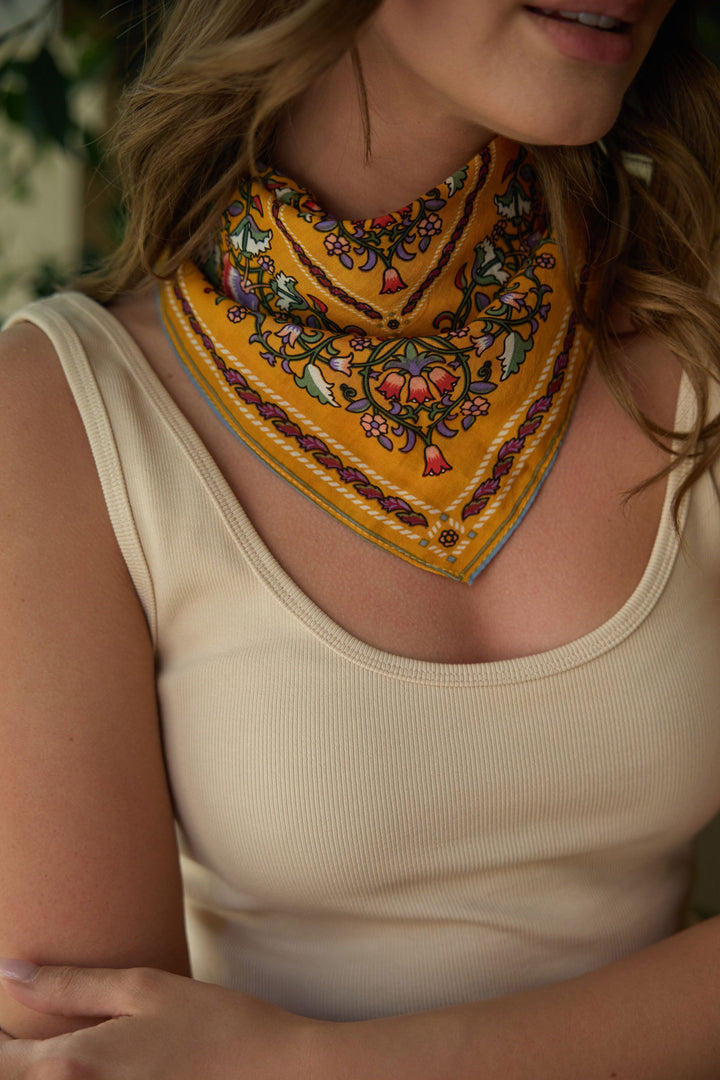 Tagore Floral Bandana