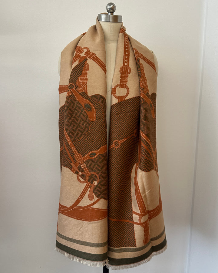 Equestrian Reversible Scarf