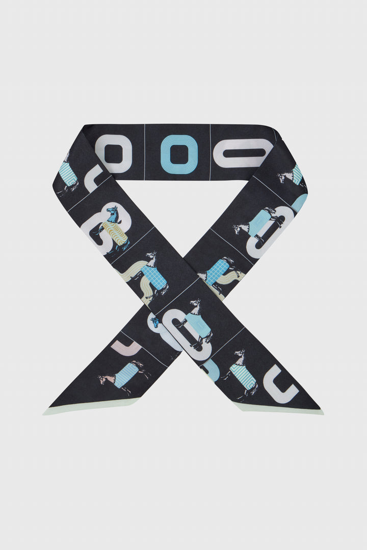 Equestrian Skinny Neck Scarf