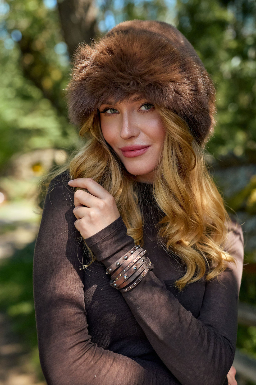 Faux Fur Plush Hat
