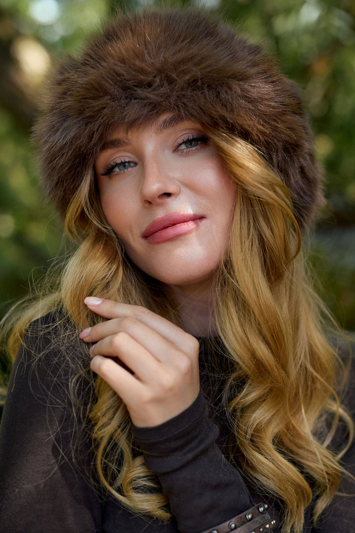 Faux Fur Plush Hat