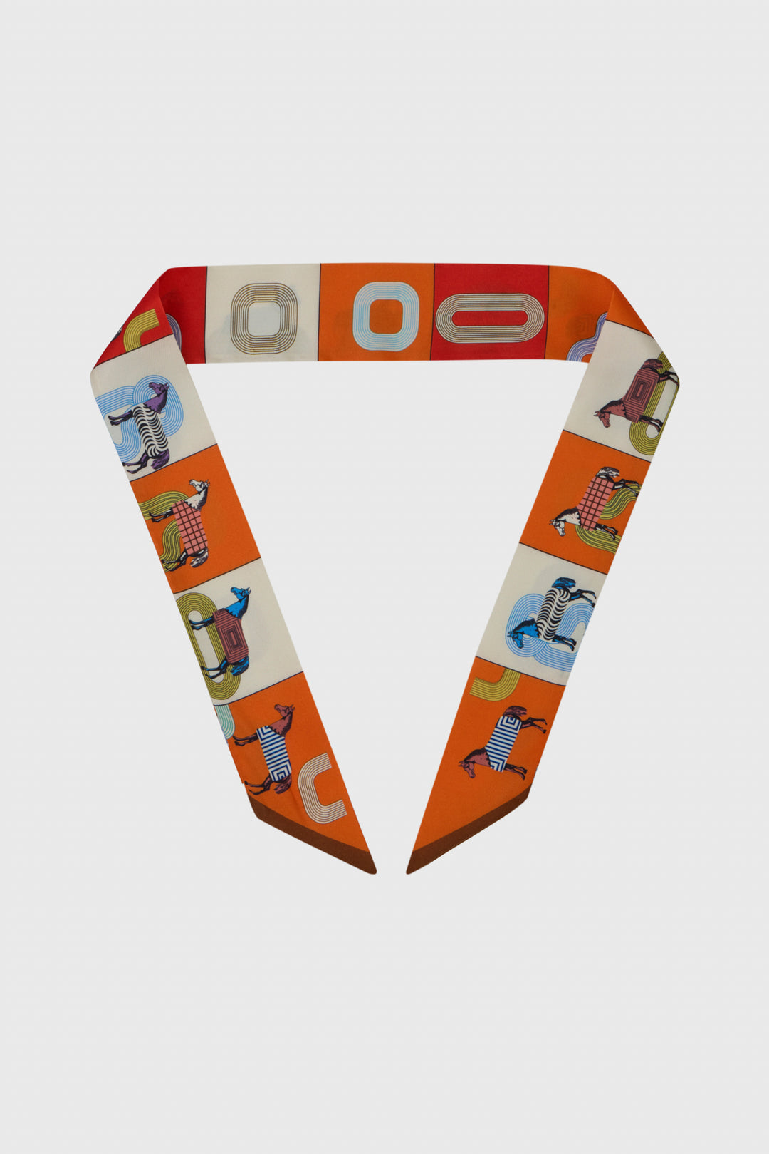 Equestrian Skinny Neck Scarf