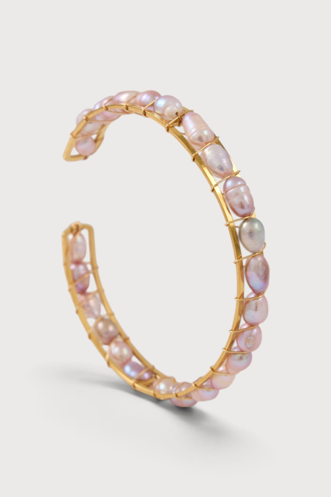 Freshwater Pearl Wrapped Cuff