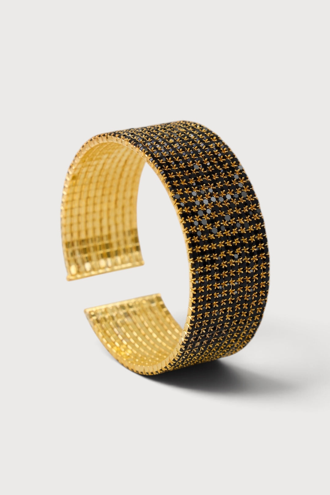 Crystal Row Cuff Bracelet