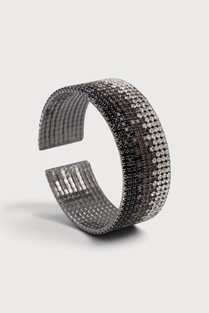 Crystal Row Cuff Bracelet