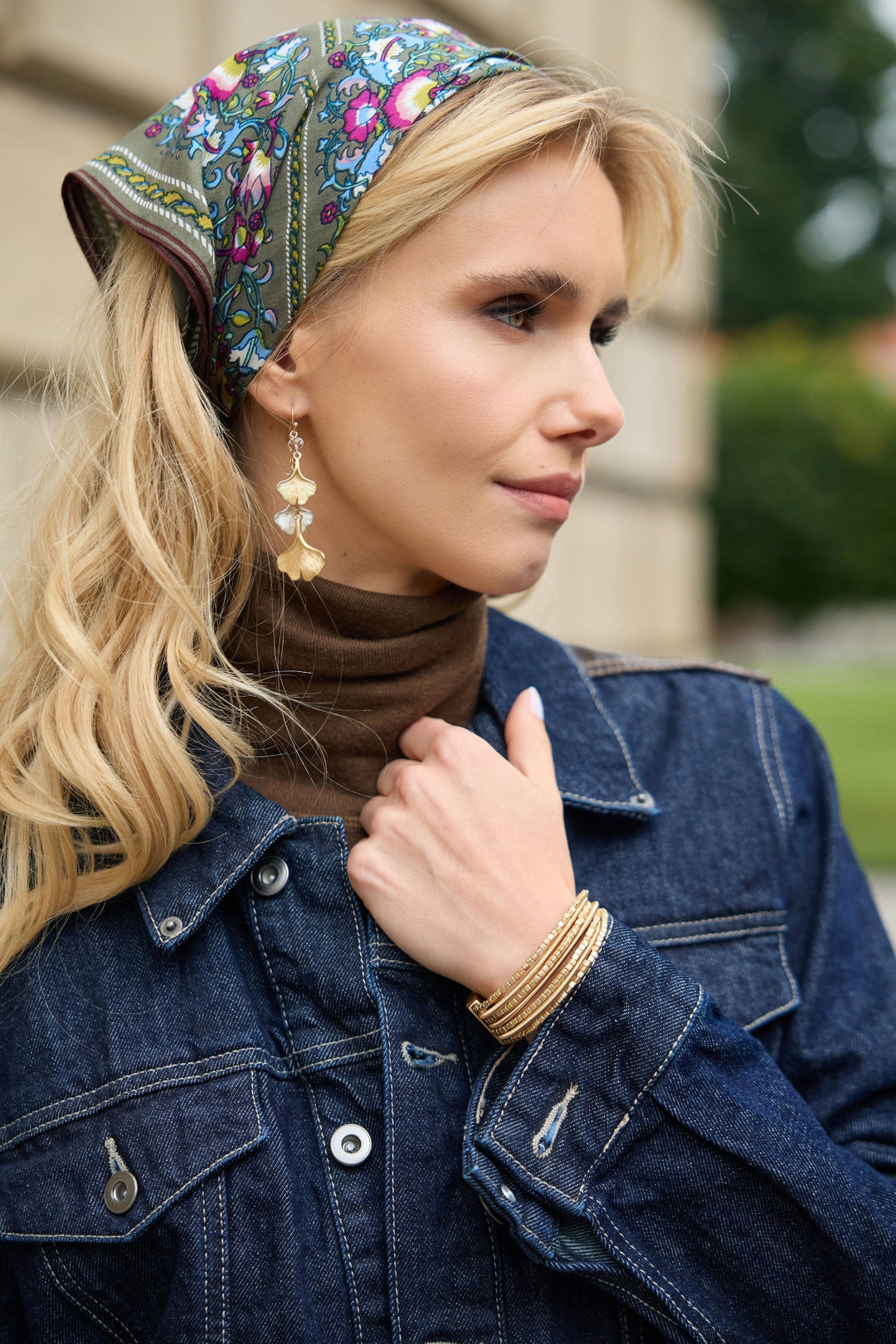 Tagore Bandana - Olive