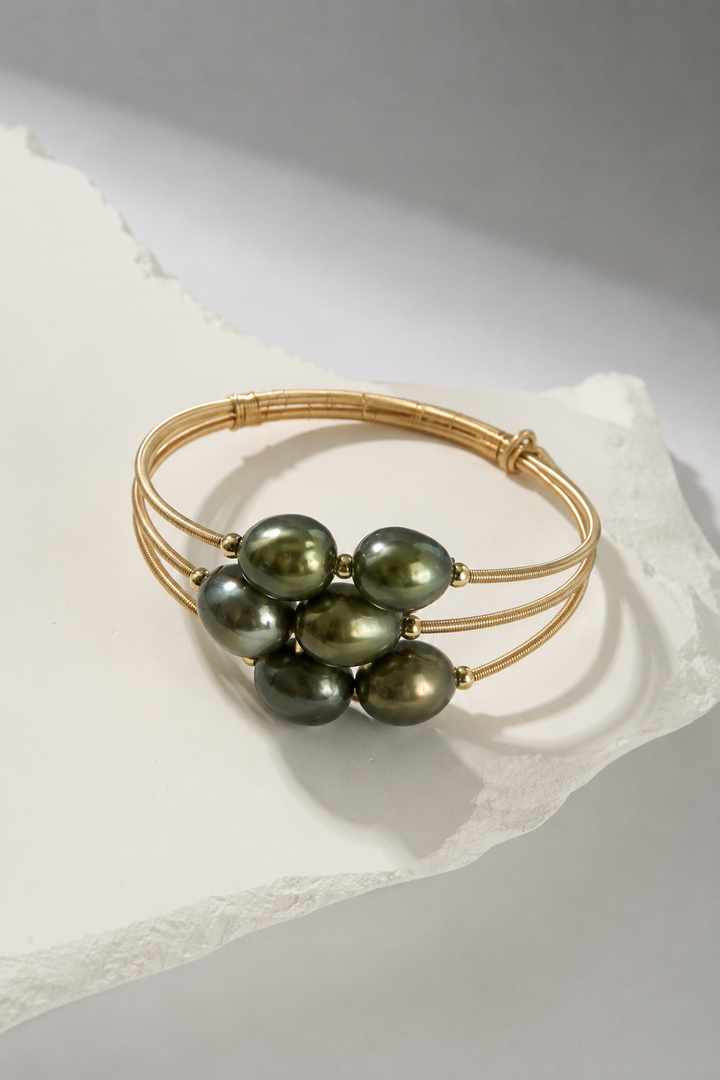 Cluster Beaded Bracelet