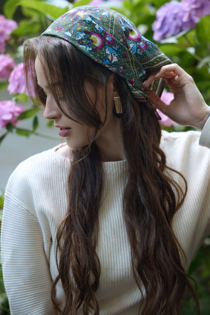 Tagore Bandana - Olive