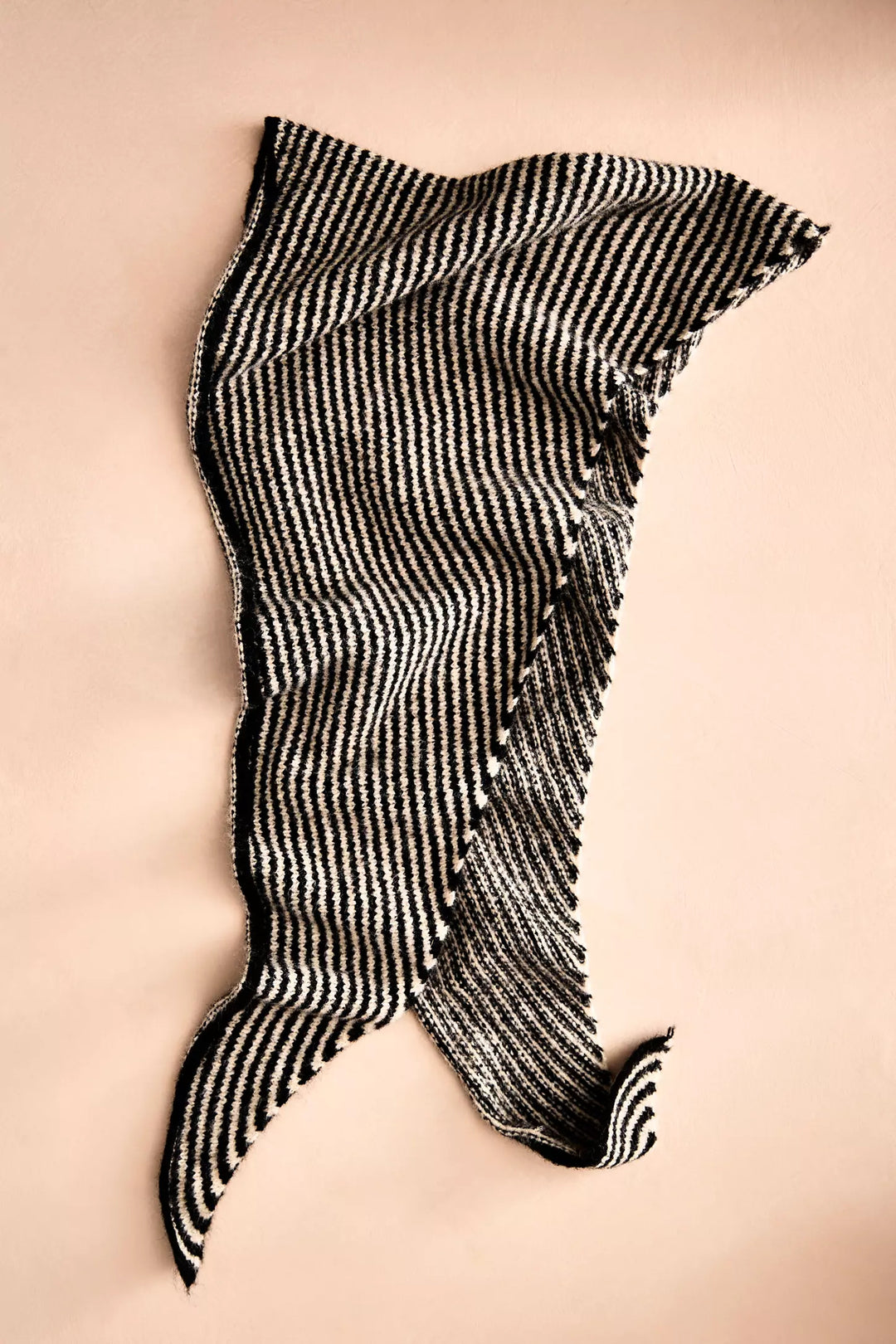 Striped Triangle Scarf
