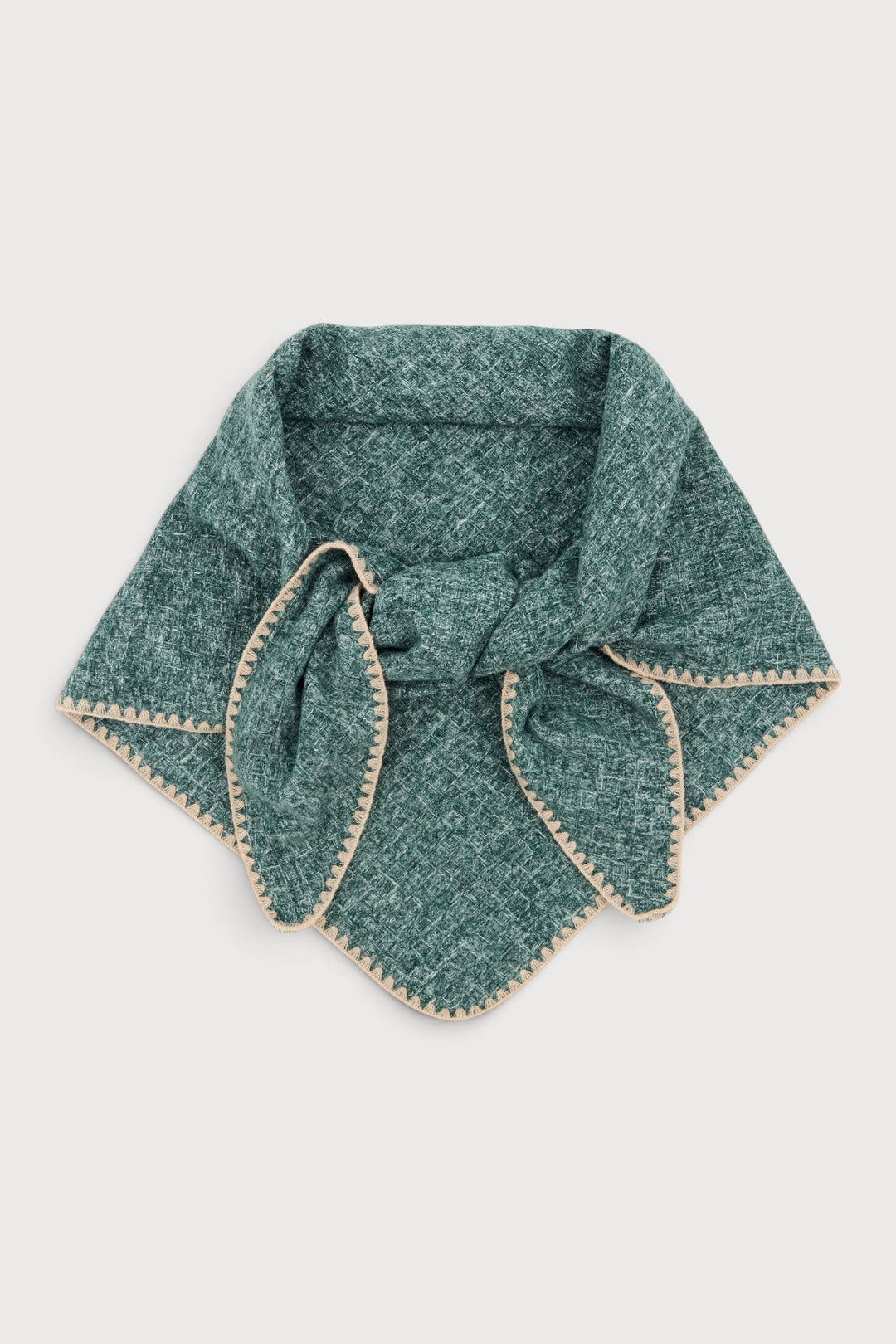 Knitted Triangle Shawl Wrap