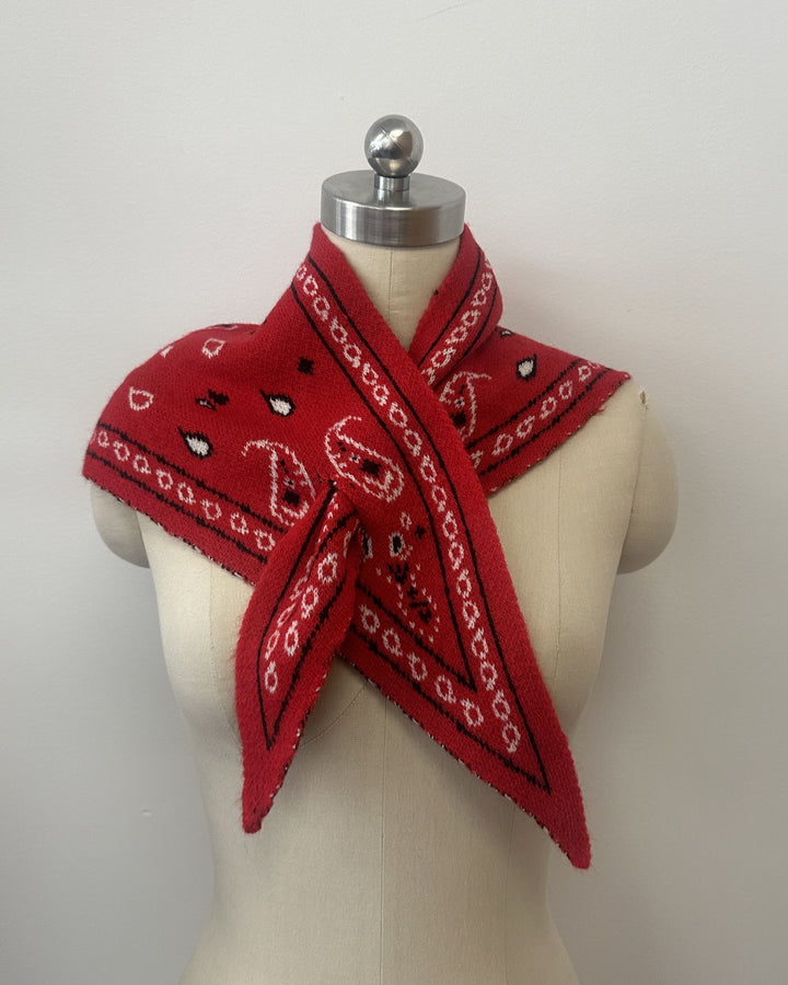Paisley Pull Through Triangle Scarf