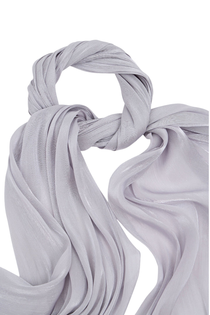Shimmer Crinkle Satin Scarf