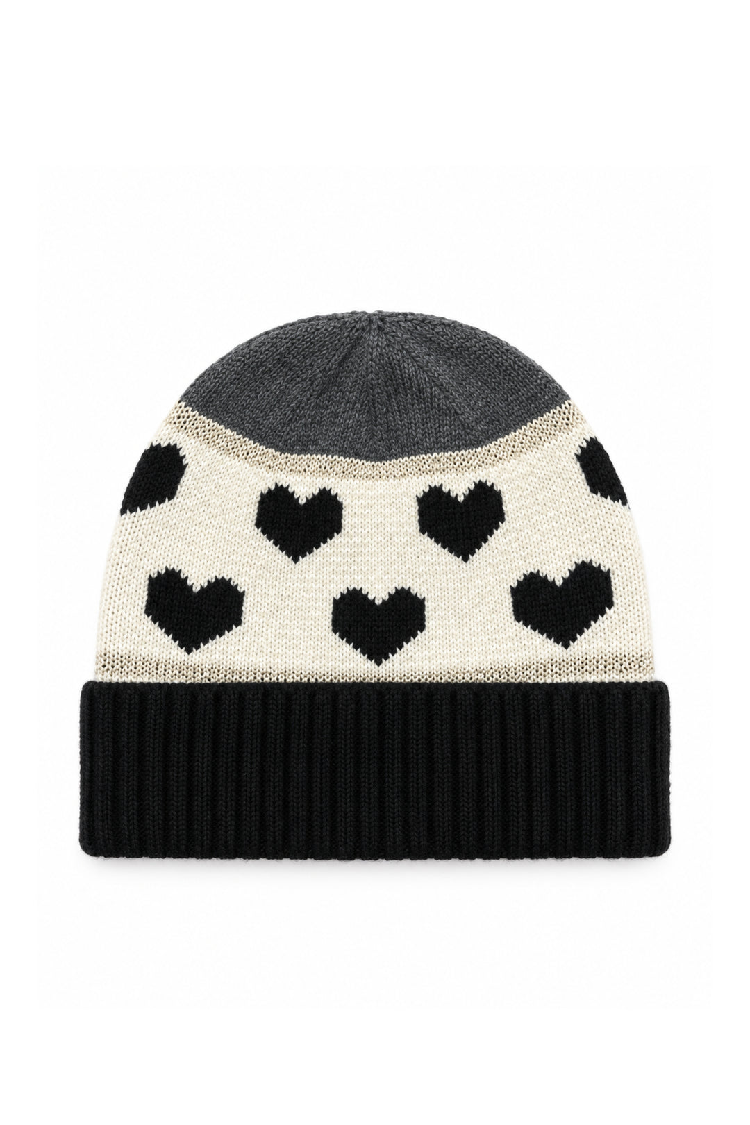 Heart Mixed Pattern Beanie