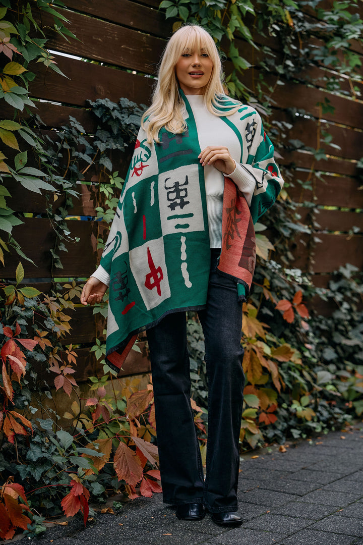 Mahjong Reversible Scarf