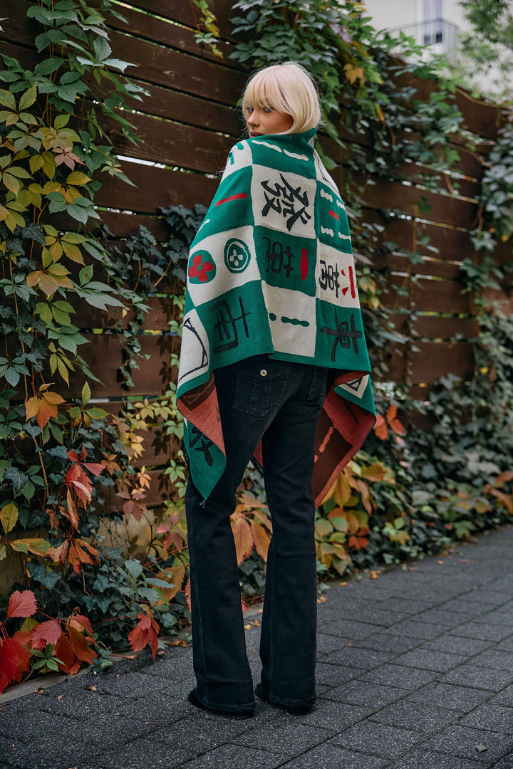 Mahjong Reversible Scarf