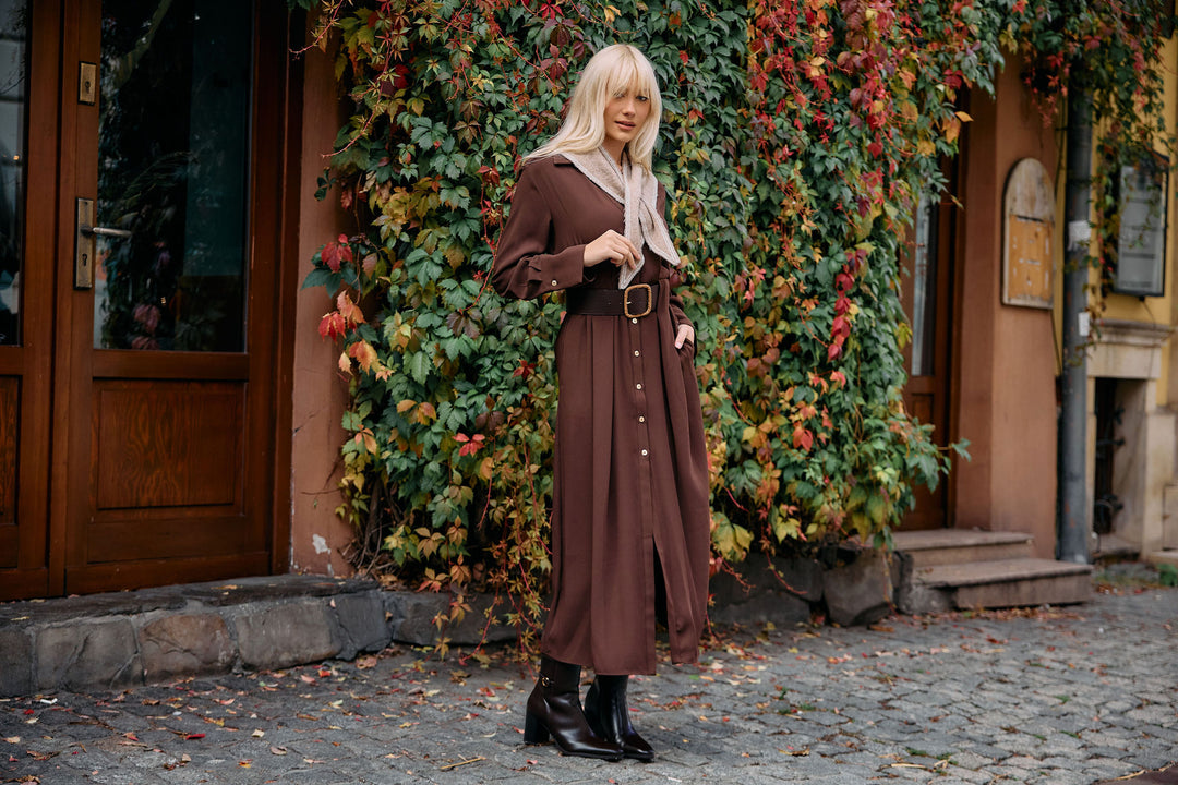Pull-Through Triangle Scarf