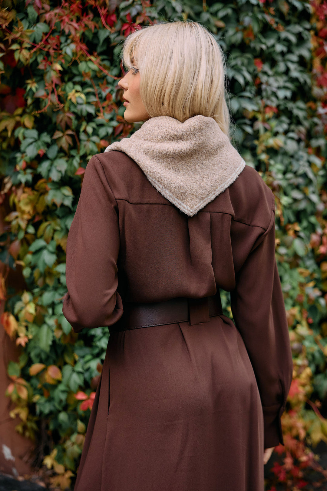 Pull-Through Triangle Scarf
