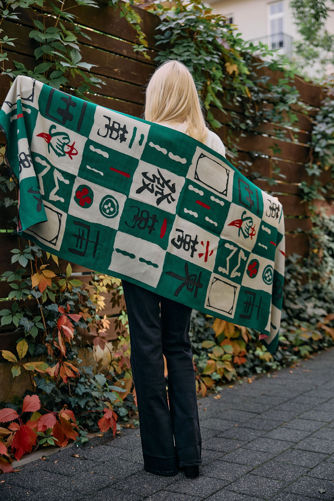 Mahjong Reversible Scarf