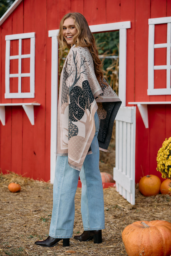 Growing Tree Reversible Scarf