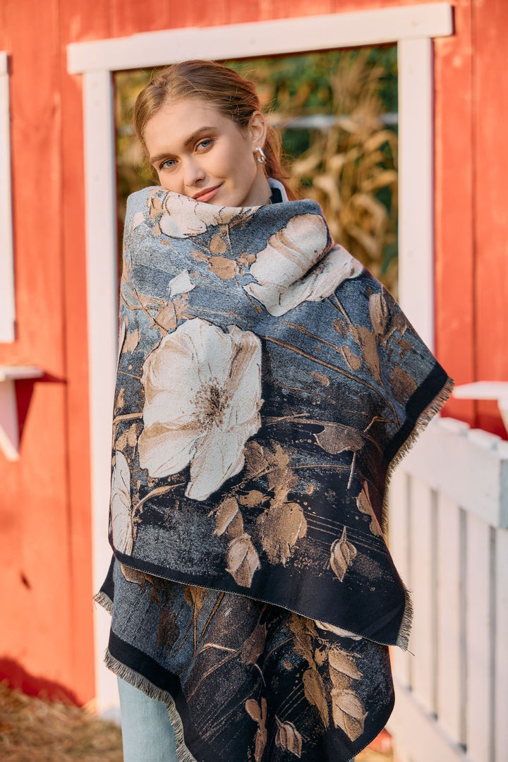 Floral Reversible Scarf